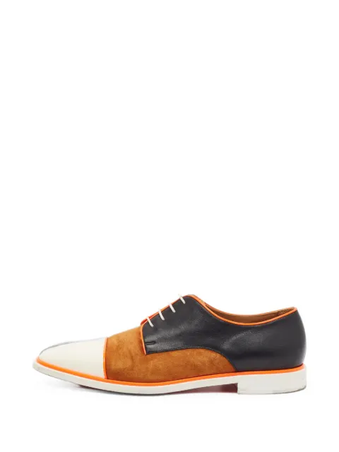 Christian Louboutin Pre-Owned Greggo leather derby shoes Black 1406321