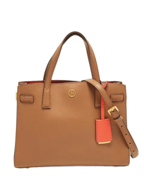 Tory Burch small Walker leather tote bag Brown 1404491