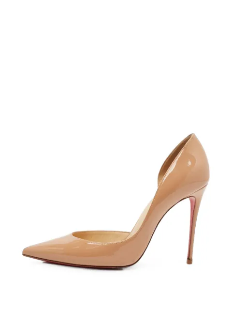 Christian Louboutin Pre-Owned Iriza patent leather pumps Neutrals 1405002