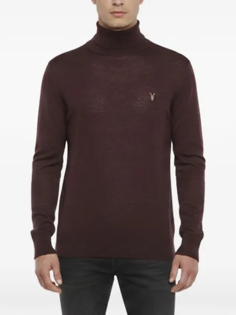 AllSaints Mode merino roll-neck sweater Red 1403051
