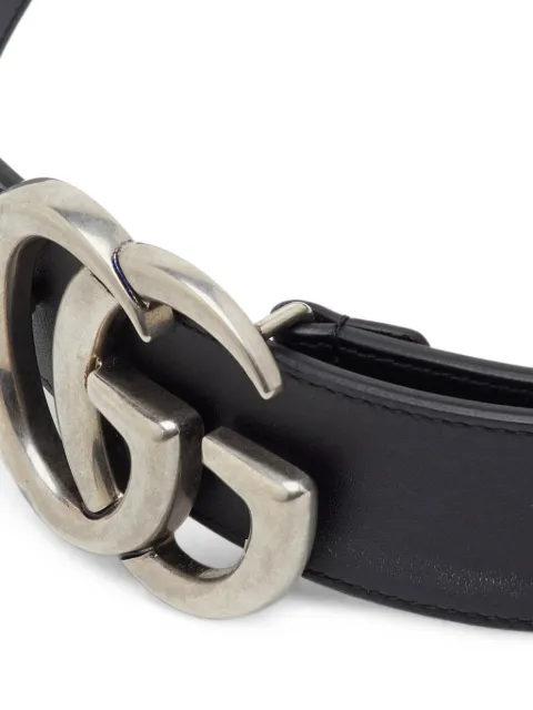 Gucci Pre-Owned GG Marmont buckle belt Black 1402719