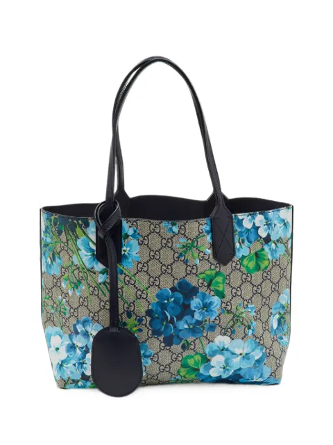 Gucci Pre-Owned Blooms GG Supreme reversible tote bag Neutrals 1401299