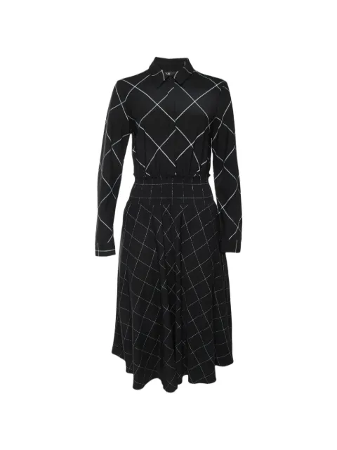 Maje Ralek asymmetric midi dress Black 1404091
