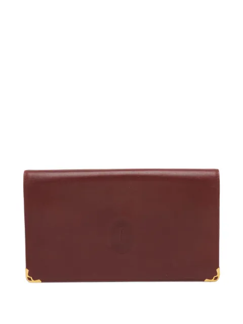 Cartier Must de Cartier flap continental wallet Red 1404441