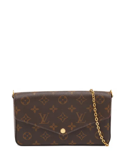 Louis Vuitton Pre-Owned Monogram Félicie Pochette clutch bag Brown 1406469