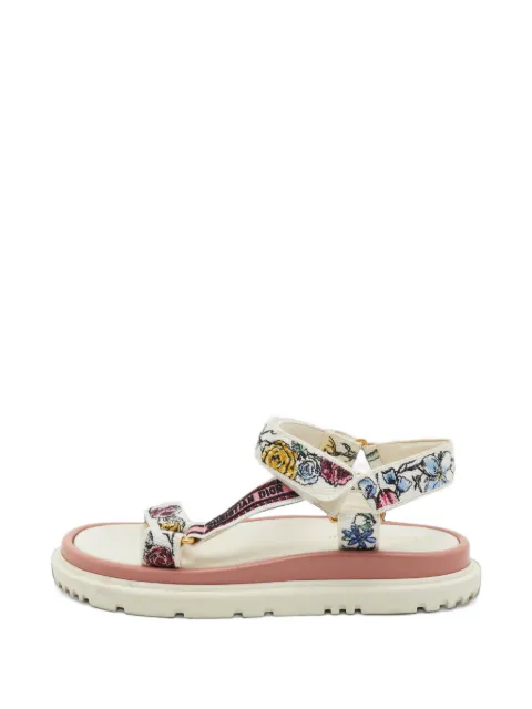 Christian Dior Pre-Owned D-Wave Florilegio sandals Neutrals 1403674