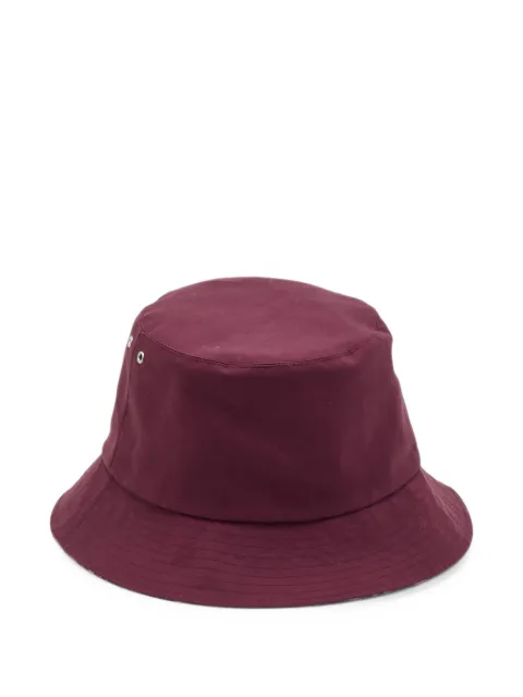 Christian Dior Pre-Owned Oblique Reversible Teddy-D bucket hat Red 1401220