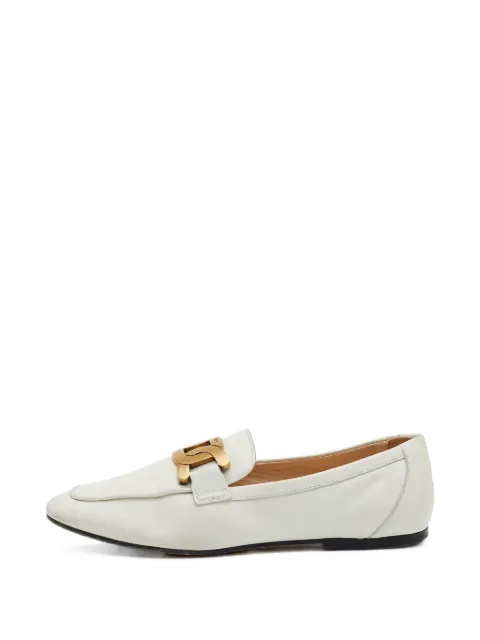 Tod's Vintage Kate chain-link loafers White 1404048