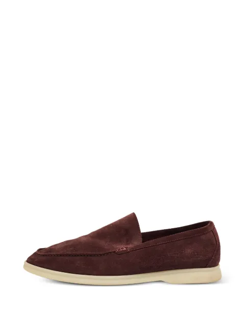 Loro Piana Pre-Owned Summer Walk suede loafers Brown 1398648