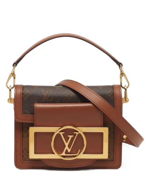 Louis Vuitton Pre-Owned XL Dauphine Monogram Reverse shoulder bag Brown 1405282