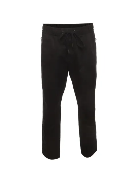 Dolce & Gabbana Pre-Owned logo plaque track pants Black 1401624