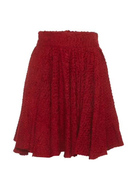 Dolce & Gabbana Pre-Owned red flared mini skirt Red 1404334