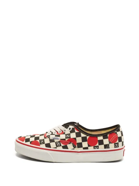 Valentino Garavani Pre-Owned x Vans checkerboard VLogo sneakers White 1405831