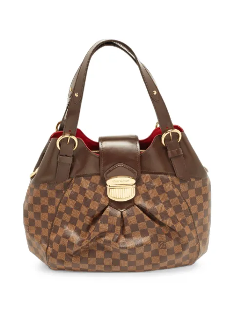 Louis Vuitton Pre-Owned 2011 medium Sistina Damier Ebene shoulder bag Brown 1404946