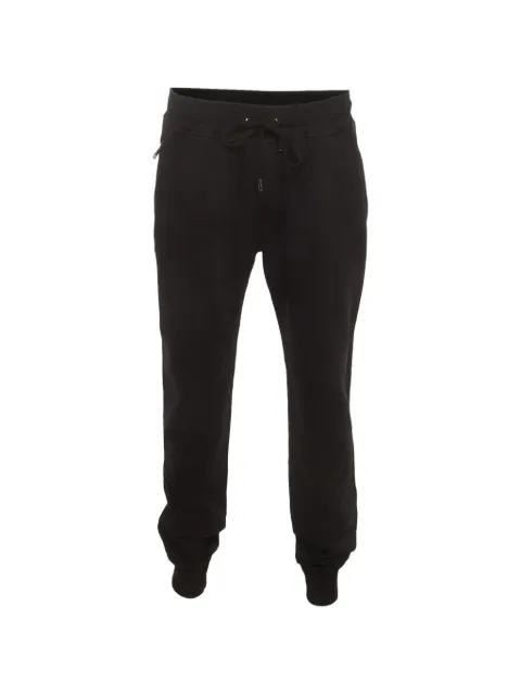 Dolce & Gabbana Pre-Owned logo-plaque track pants Black 1401673