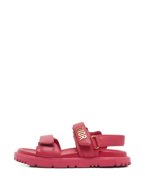 Christian Dior Pre-Owned Dioract slingback sandals Pink 1407296