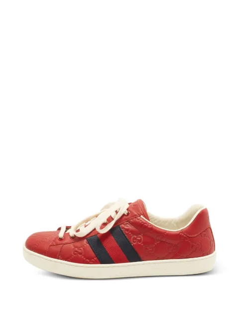Gucci Pre-Owned Ace sneakers Red 1404990
