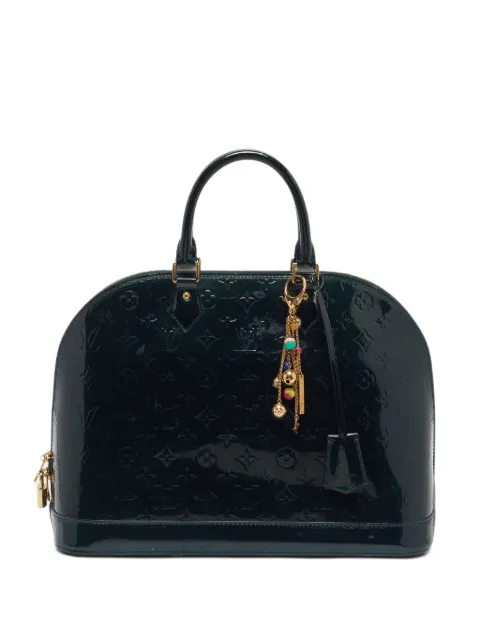 Louis Vuitton Pre-Owned Alma GM Monogram Vernis tote bag Green 1406397