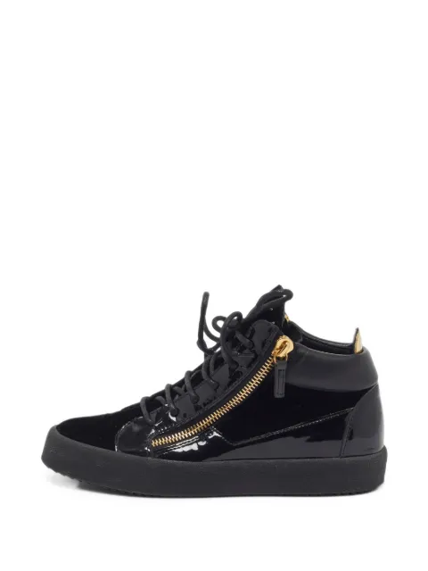 Giuseppe Zanotti Vintage Kriss patent-leather sneakers Black 1405553