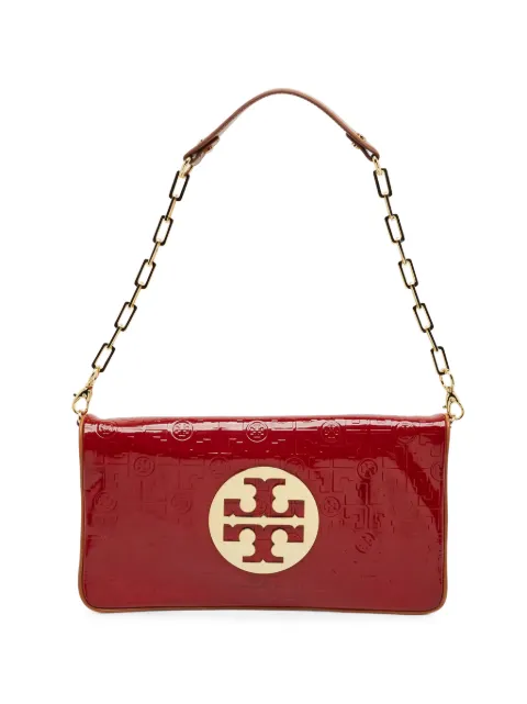 Tory Burch Reva Monogram embossed shoulder bag Red 1399917