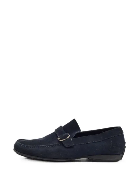 Ferragamo Pre-Owned Gancini loafers Blue 1405217