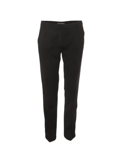 Dolce & Gabbana Pre-Owned belt-loop pocket trousers Black 1404108