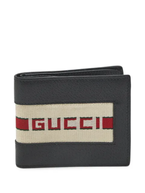 Gucci Pre-Owned Web bifold wallet Black 1405653