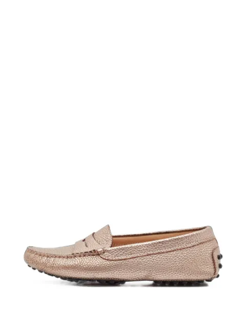 Tod's Vintage Gommino round-toe loafers Gold 1405054