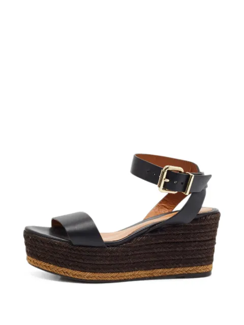 Fendi Pre-Owned wedge espadrilles Black 1406505