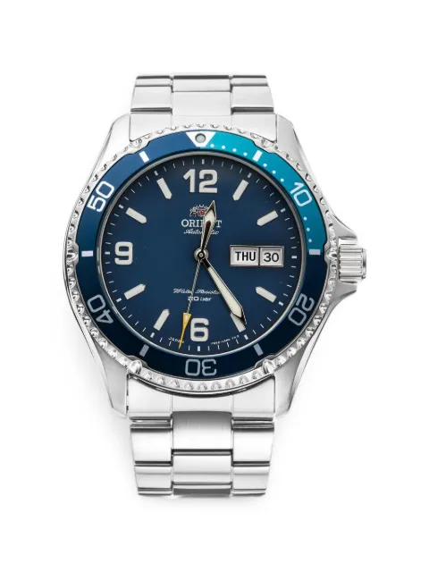 Orient Mako III stainless steel 41.8mm watch Blue 1406363