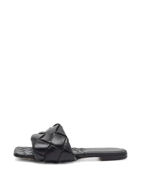 Bottega Veneta Pre-Owned Lido Intrecciato sandals Black 1405195