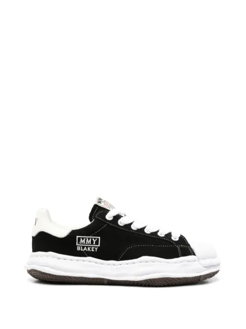 Maison MIHARA YASUHIRO Blakey warped-sole sneakers Black A17FW745