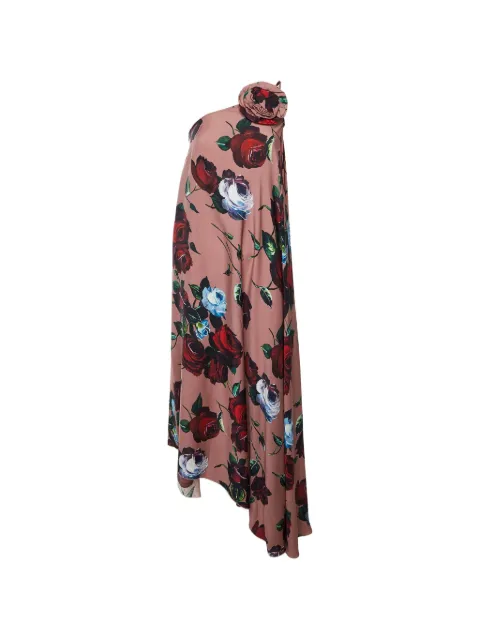 Dolce & Gabbana Pre-Owned rosette-detail asymmetric dress Pink 1405812