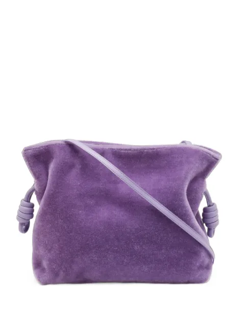 Loewe Pre-Owned 2021 Flamenco drawstring shoulder bag Purple 1401075