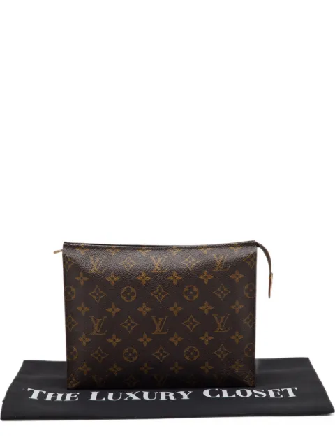 Louis Vuitton Pre-Owned Monogram Toiletry clutch bag Brown 1401629