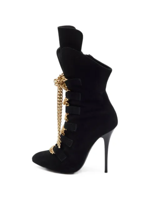 Giuseppe Zanotti Vintage Zadina chain-detail ankle boots Black 1404102
