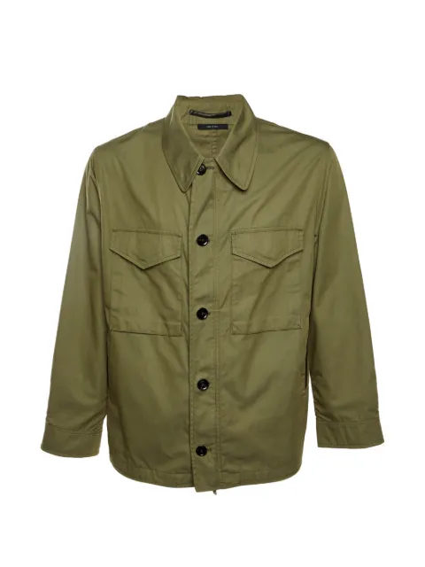 Tom Ford Vintage enzyme-treated field jacket Green 1406364