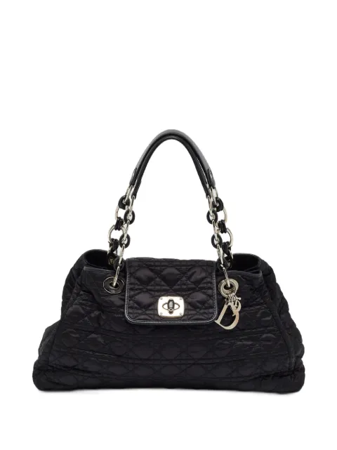 Christian Dior Pre-Owned 2009 Cannage Charming lock shoulder bag Black 1404407