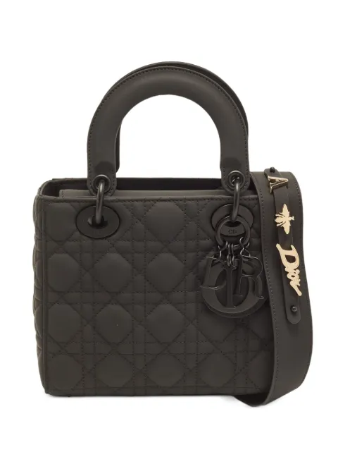 Christian Dior Pre-Owned 2022 Lady Dior My ABCDior Cannage tote bag Black 1405174