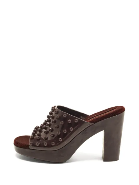 Bottega Veneta Pre-Owned Gleam open-toe sandals Brown 1404556