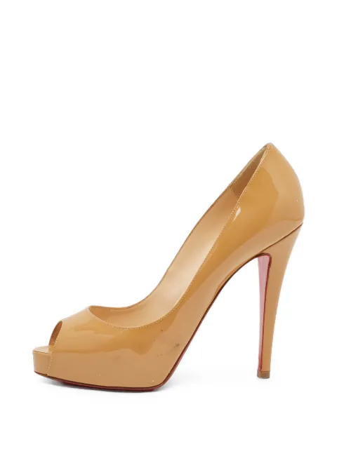 Christian Louboutin Pre-Owned Very Privé open-toe sandals Neutrals 1397687