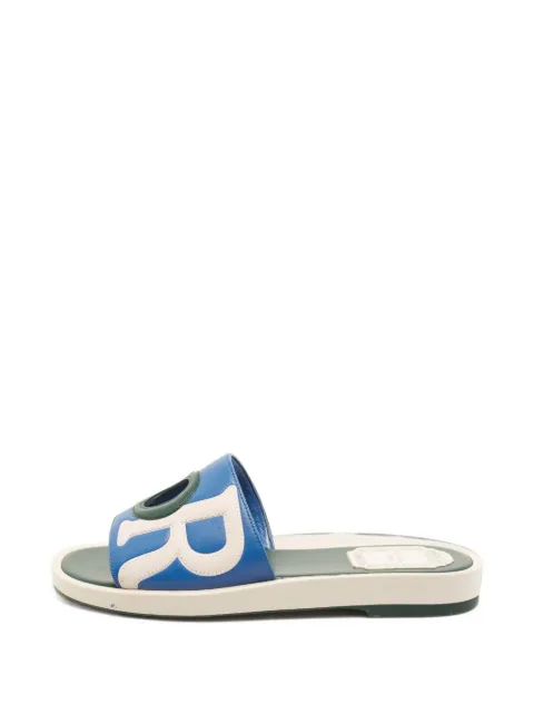 Christian Dior Pre-Owned Marina leather sandals Blue 1404558