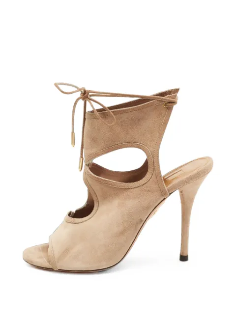 Aquazzura Sexy Thing cutout sandals Neutrals 1404914