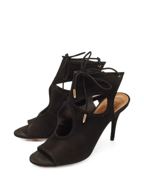 Aquazzura Sexy Thing cut-out sandals Black 1405029