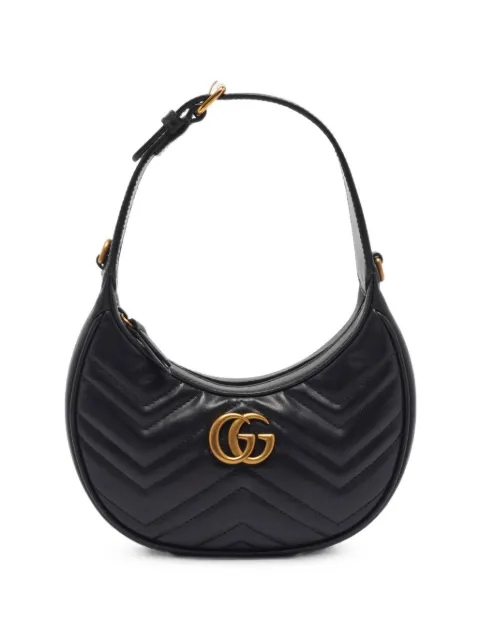 Gucci Pre-Owned GG Marmont matelassé shoulder bag Black 1405220