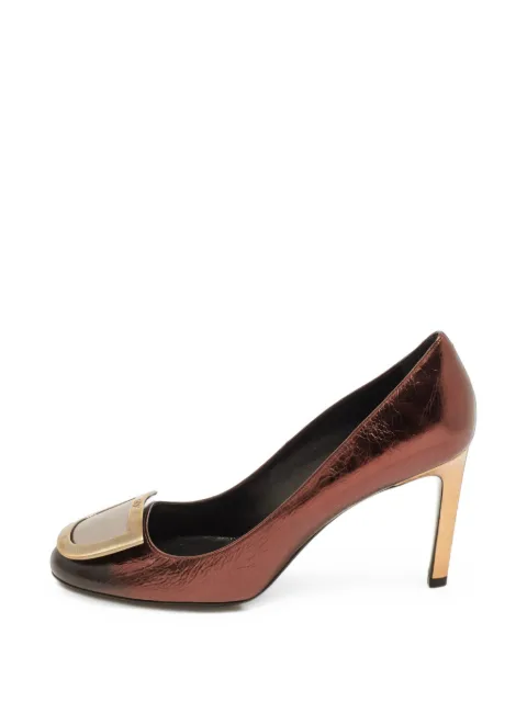 Roger Vivier Vintage Belle Vivier leather pumps Brown 1401571