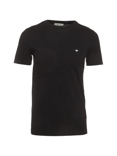 Christian Dior Pre-Owned bee-embroidered T-shirt Black 1404992