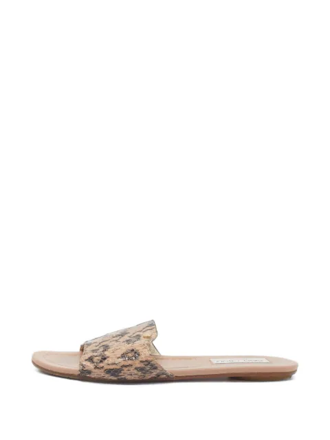 Jimmy Choo Pre-Owned Nanda snake-effect sandals Neutrals 1393770