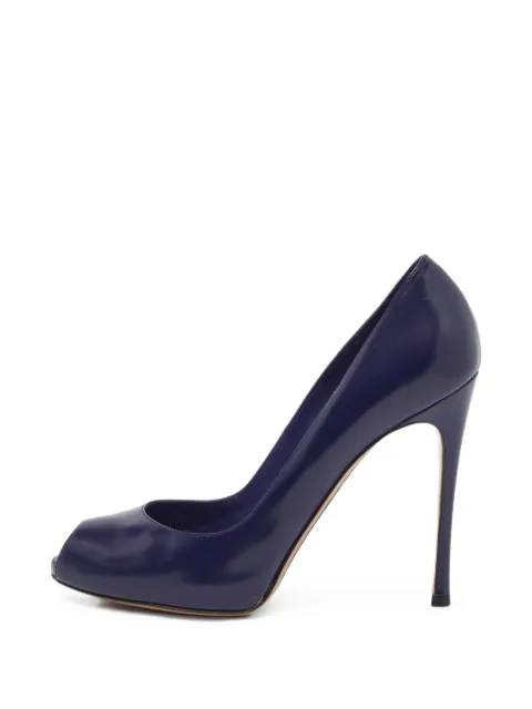 Gianvito Rossi peep-toe pumps Blue 1405423