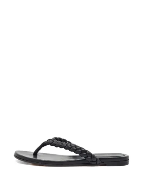 Gianvito Rossi Tropea leather sandals Black 1404500